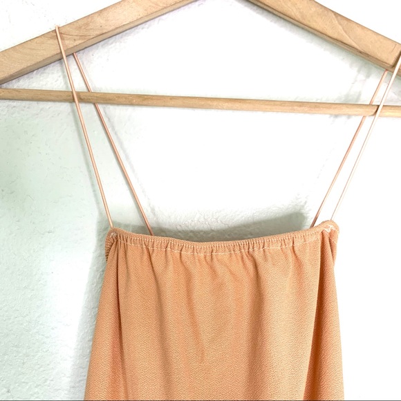 NEW Boohoo tan split mini sheath dress size 10 - Picture 3 of 8